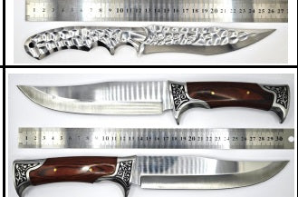 Faca Cutelaria Bartô modelo GD-A8, imagem extraída do catálogo do fornecedor
