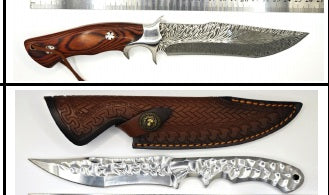 Faca Cutelaria Bartô modelo GD-A7, imagem extraída do catálogo do fornecedor