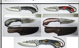 Faca Cutelaria Bartô modelo G56, imagem extraída do catálogo do fornecedor